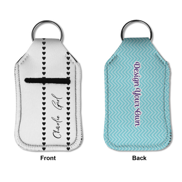 Custom Design - Sanitizer Holder Keychain - Small APPROVAL (Flat)