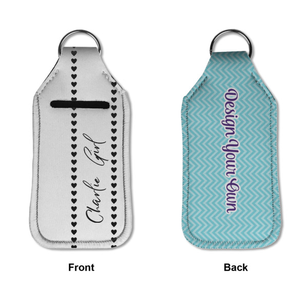Custom Design - Sanitizer Holder Keychain - Large APPROVAL (Flat)