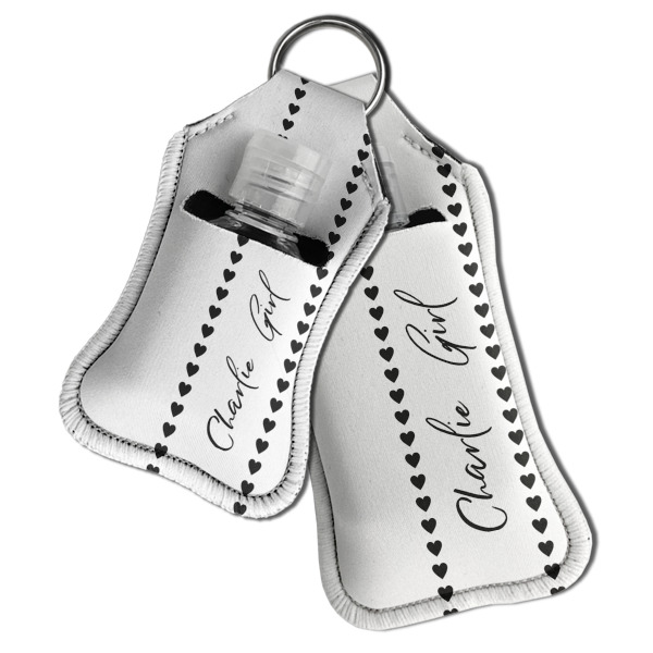 Custom Design - Sanitizer Holder Keychain - Both in Case (PARENT)