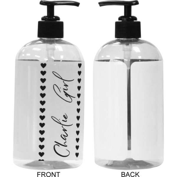 Custom Design - 16 oz Plastic Liquid Dispenser (Approval) - Black