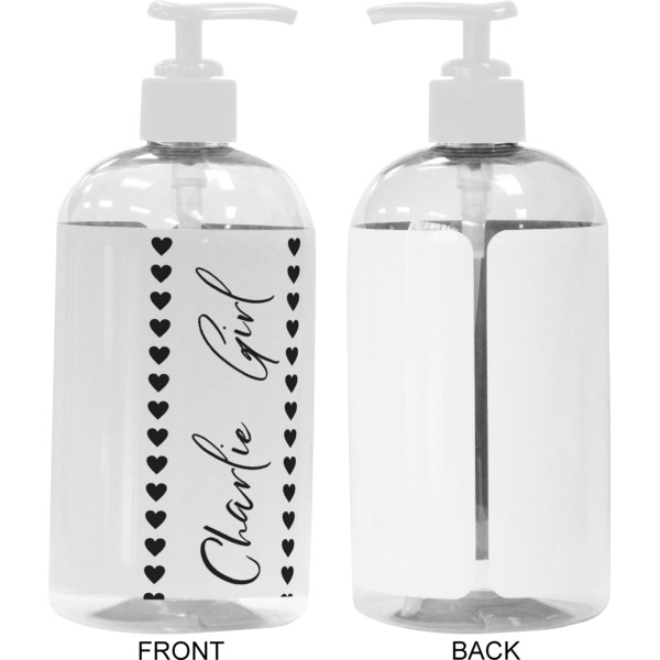 Custom Design - 16 oz Plastic Liquid Dispenser - Approval - White