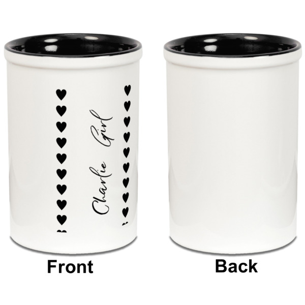 Custom Design - Pencil Holder - Black - approval