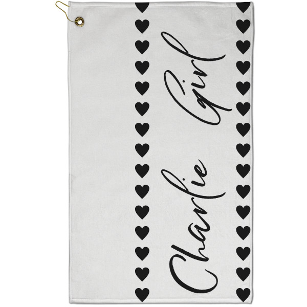 Custom Design Your Own Golf Towel - Poly-Cotton Blend - Small