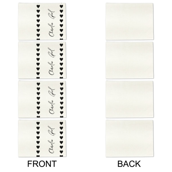 Custom Design - Linen Placemat - APPROVAL Set of 4 (single sided)