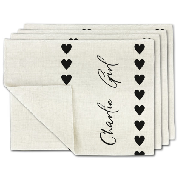 Custom Design Your Own Single-Sided Linen Placemat - Set of 4