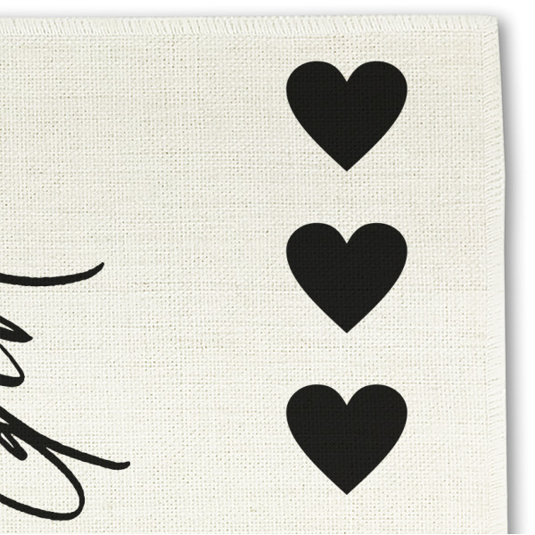 Custom Design - Linen Placemat - Detail