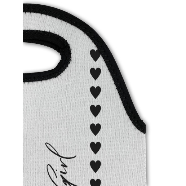 Custom Design - Double Wine Tote - Top Closeup