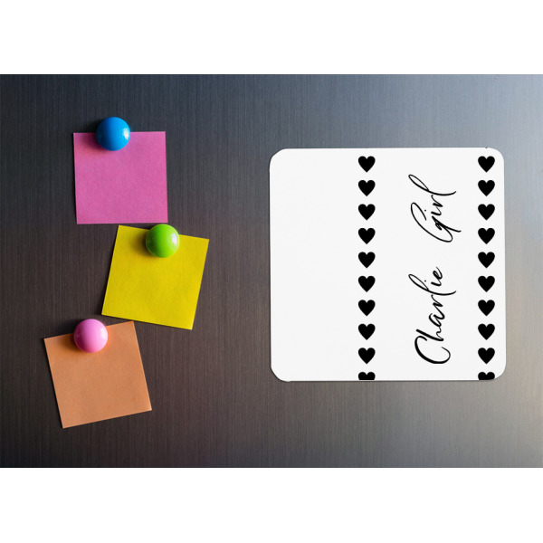 Custom Design - Square Fridge Magnet - LIFESTYLE