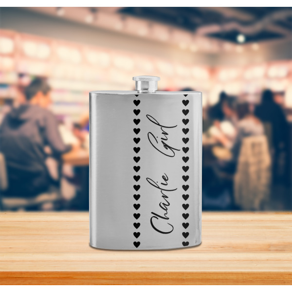 Custom Design - Stainless Steel Flask - LIFESTYLE 2