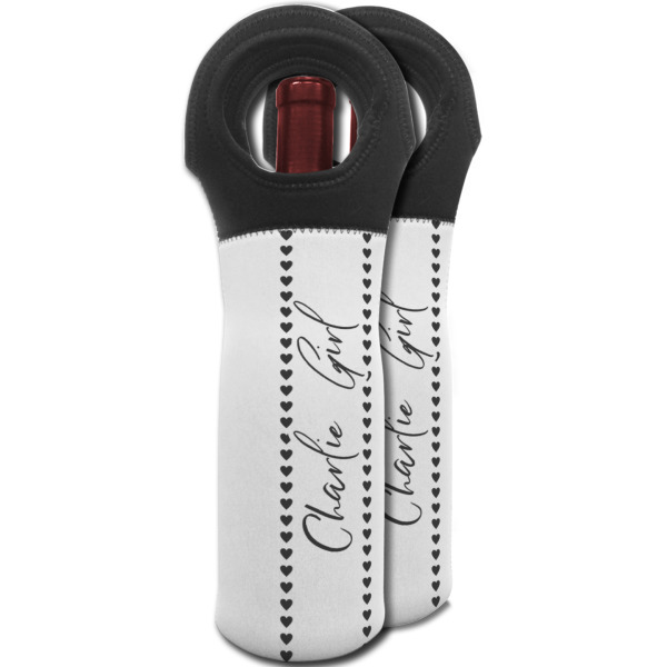 Custom Design - Wine Tote Bag - Two Bags