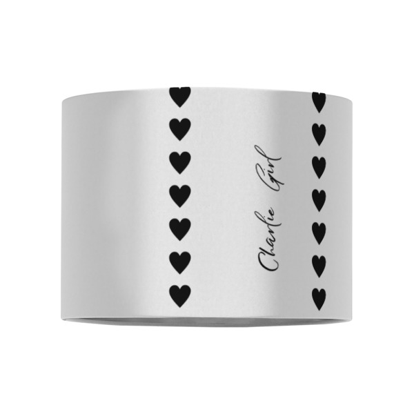 Custom Design - 8" Drum Lampshade - Front (Fabric)