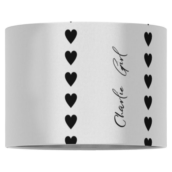 Custom Design - 16" Drum Lampshade - Front (Fabric)