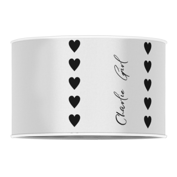 Custom Design - 12" Drum Lampshade - FRONT (Poly Film)