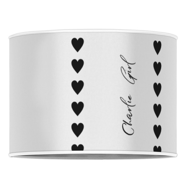 Custom Design - 16" Drum Lampshade - Front (Poly Film)