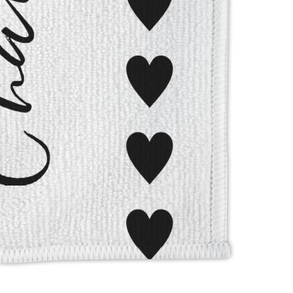 Custom Design - Microfiber Dish Rag - DETAIL