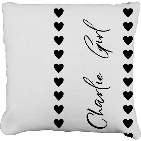 Custom Design Your Own Faux-Linen Throw Pillow 18"