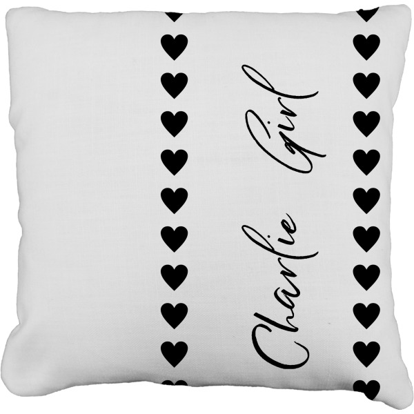 Custom Design Your Own Faux-Linen Throw Pillow 26"