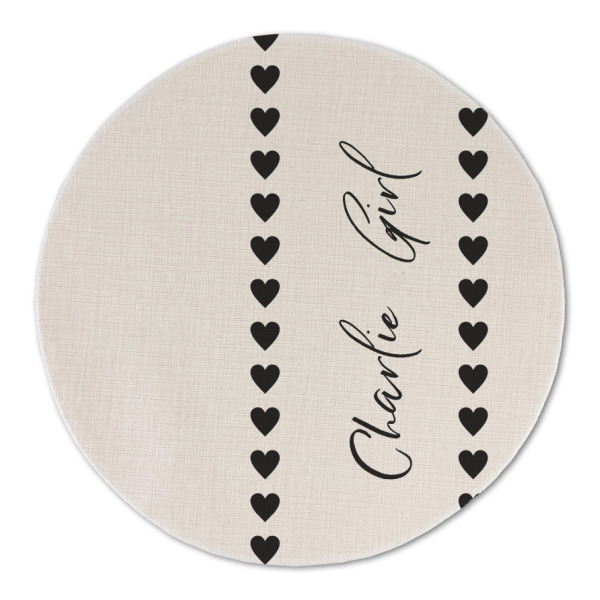 Custom Design Your Own Round Linen Placemat