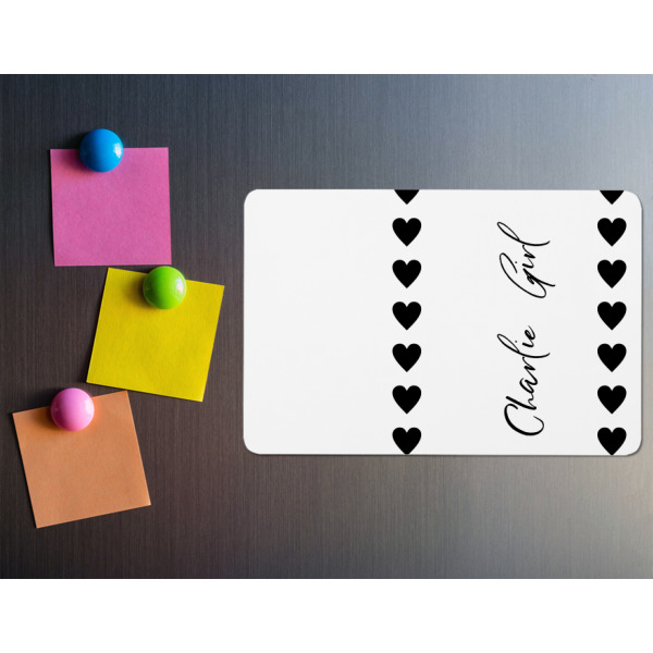 Custom Design - Rectangular Fridge Magnet - LIFESTYLE