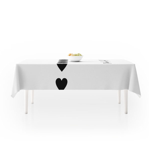 Custom Design - Tablecloths (58"x102") - LIFESTYLE (side view)