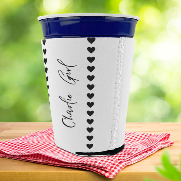 Custom Design - Party Cup Sleeves - with bottom - Lifestyle