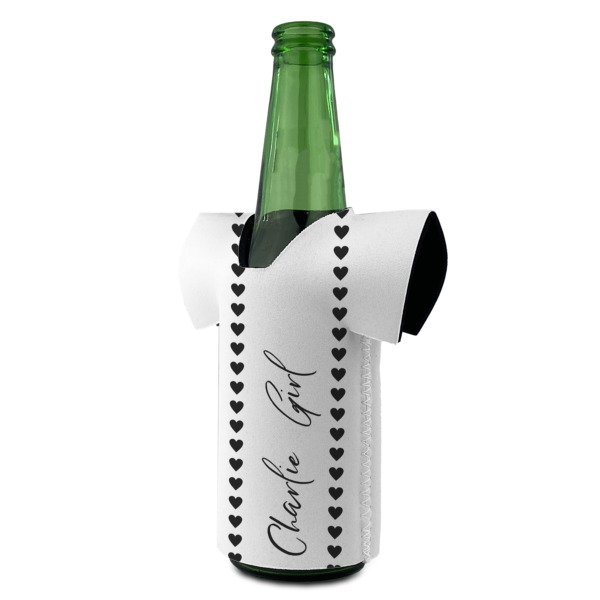 Custom Design - Jersey Bottle Cooler - ANGLE (on bottle)