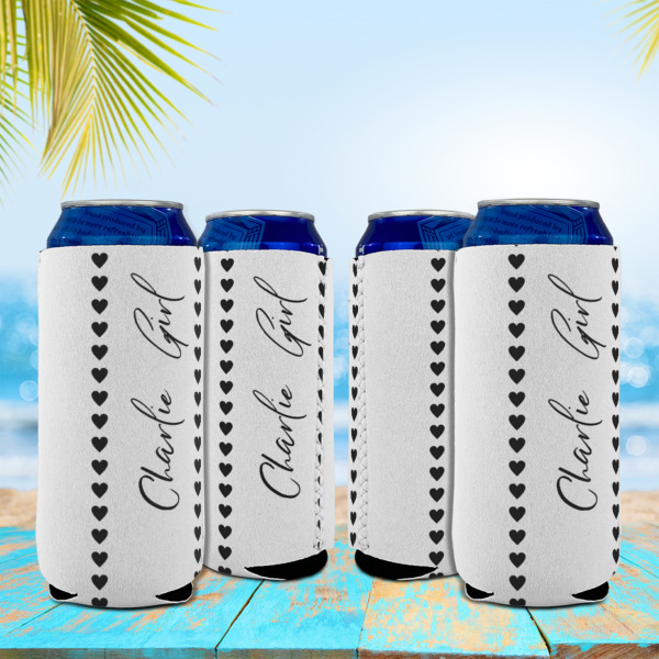 Custom Design - Can Cooler - 16oz - Set of 4 - In Context
