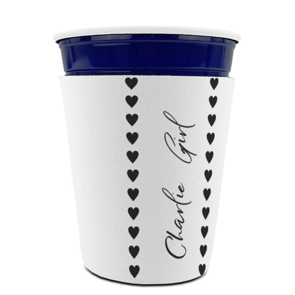 Custom Design - Party Cup Sleeves - without bottom - Front (On Cup)