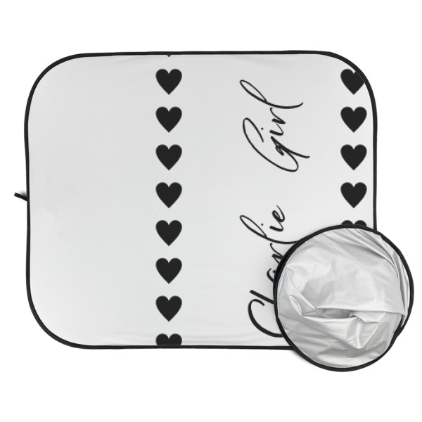 Custom Design - Car Sun Shades - FOLDED & UNFOLDED