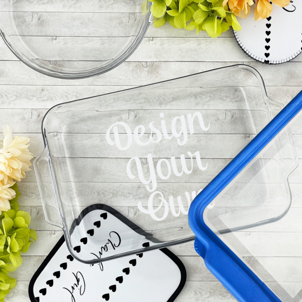 Custom Design - Glass Baking Dish - 13"x9" - Lifestyle