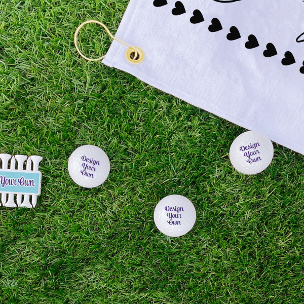 Custom Design - Golf Balls - Generic - Set of 3 - LIFESTYLE