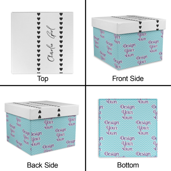 Custom Design - Gift Boxes with Lid - Canvas Wrapped - Medium - Approval