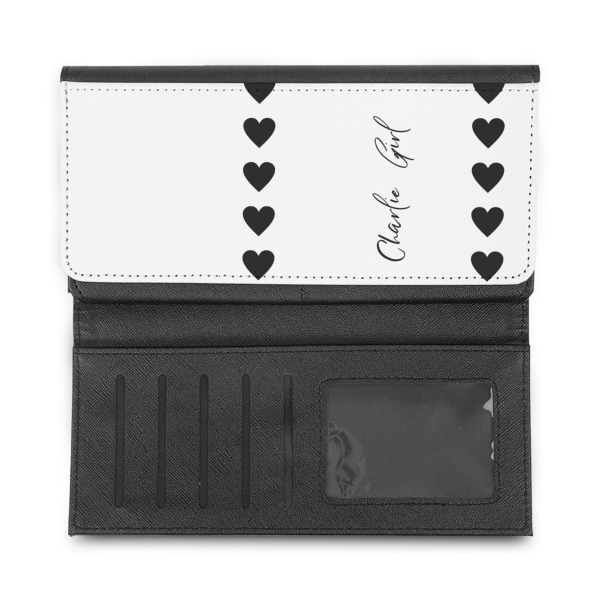 Custom Design - Ladies Wallet - Half Way Open
