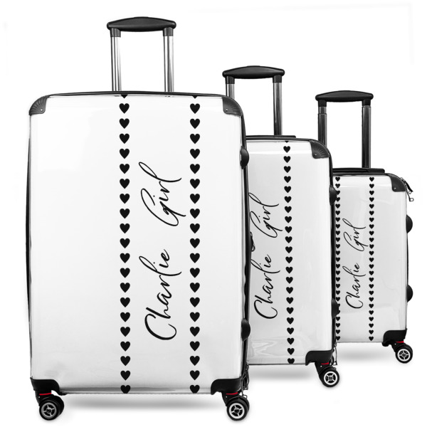 Custom Design Your Own 3-Piece Luggage Set - 20" Carry On - 24" Medium Checked - 28" Large Checked