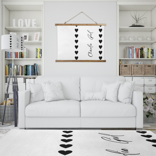 Custom Design - Wall Hanging Tapestry - Landscape - In Context