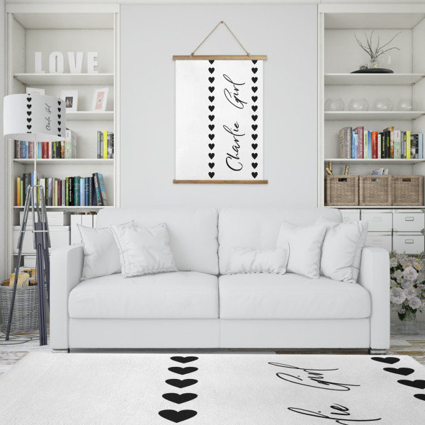 Custom Design - Wall Hanging Tapestry - Portrait - In Context