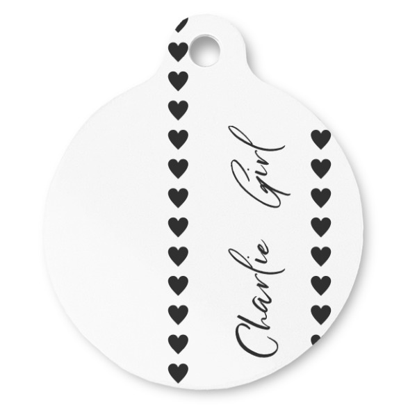Custom Design Your Own Round Pet ID Tag