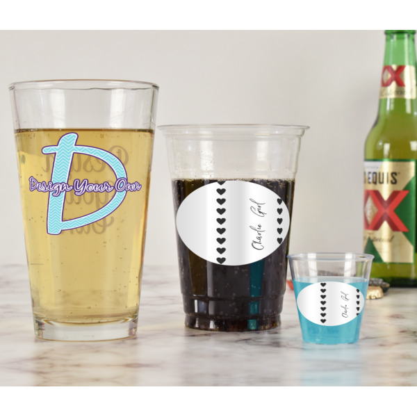 Custom Design - Pint Glass - Two Content - In Context