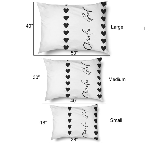 Custom Design - Outdoor Dog Beds - SIZE CHART