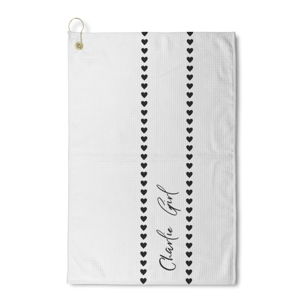 Custom Design Your Own Waffle Weave Golf Towel