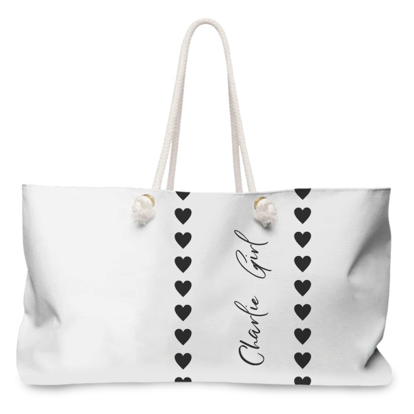 Custom Design Your Own Large Tote Bag with Rope Handles