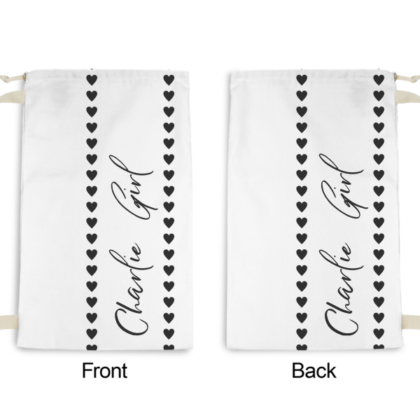 Custom Design - Small Laundry Bag - Front & Back View