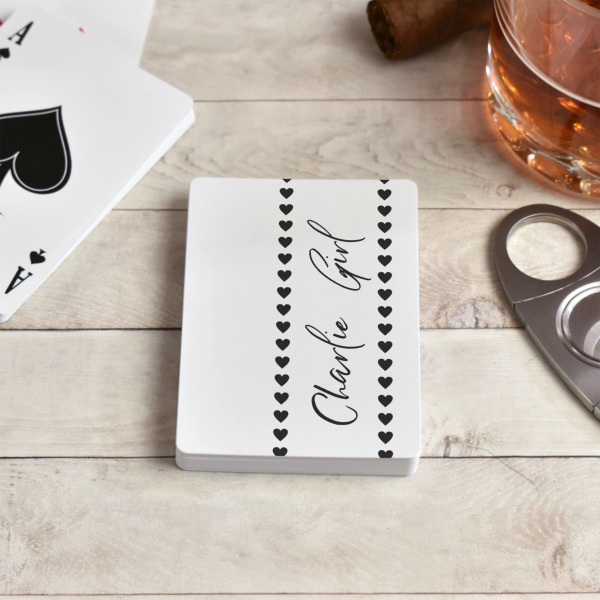 Custom Design - Playing Cards - In Context