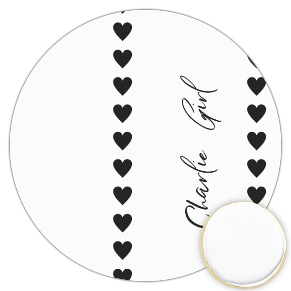 Custom Design Your Own Printed Cookie Topper - 3.25"