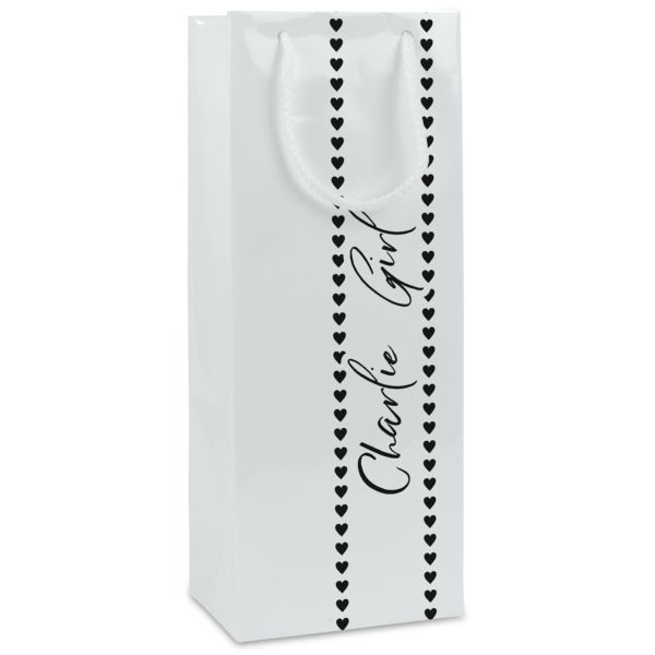 Custom Design Your Own Wine Gift Bags - Matte