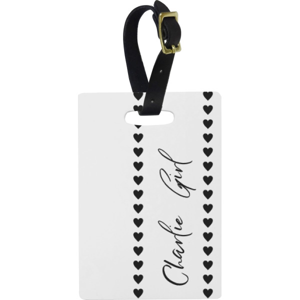 Custom Design Your Own Plastic Luggage Tag - Rectangular