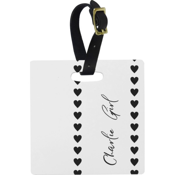 Custom Design - Personalized Square Luggage Tag