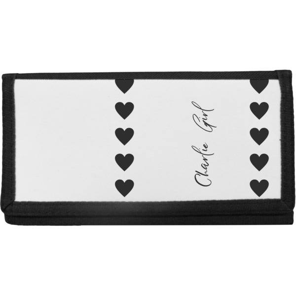 Custom Design Your Own Canvas Checkbook Cover