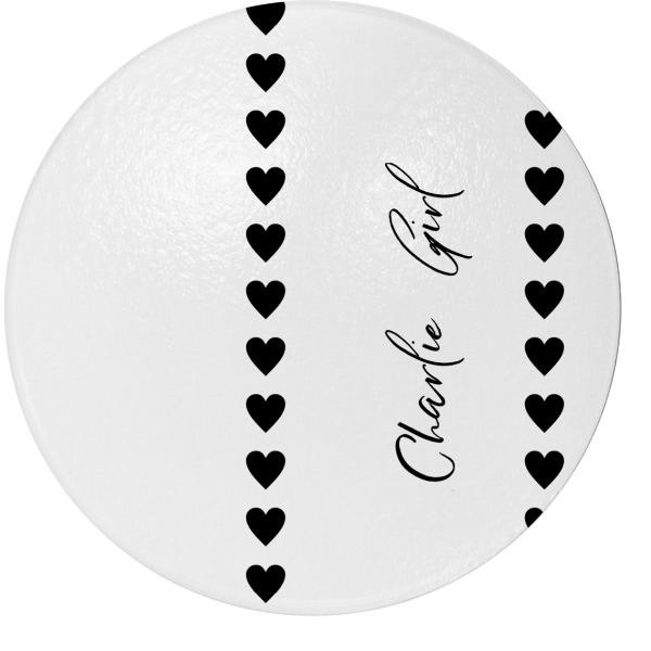 Custom Design Your Own Round Glass Cutting Board