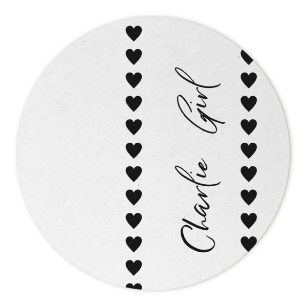 Custom Design - Round Paper Coaster - Approval